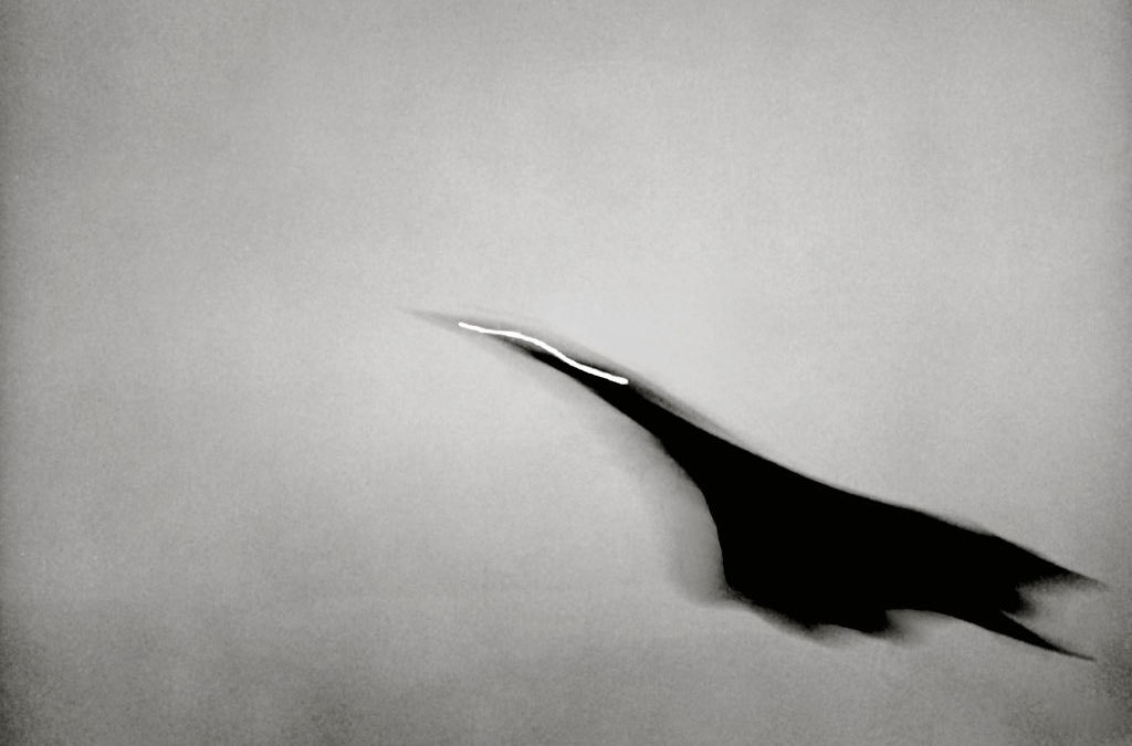 Concorde en N&B par Frank Schramm