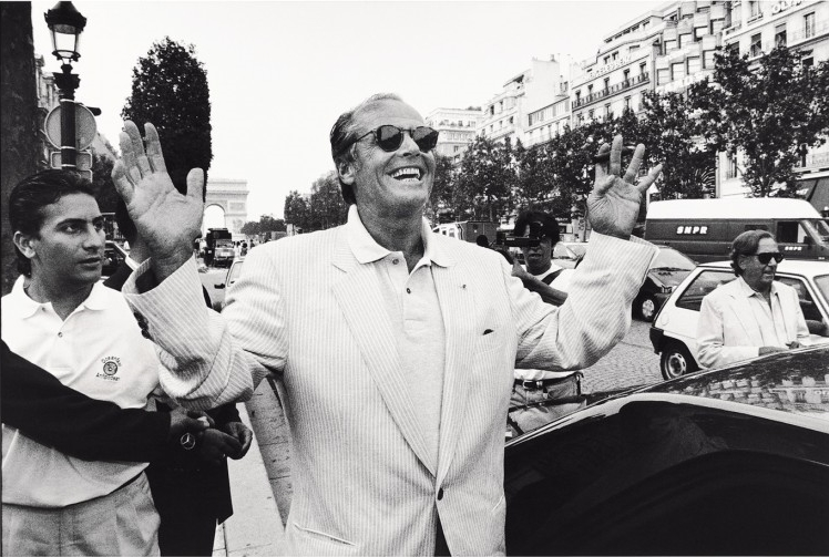 Jack Nicholson sur les Champs Élysées, Paris, juillet 1994 © Bruno Mouron Pascal Rostain