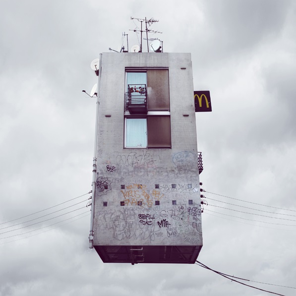 Flying Houses Laurent Chéhère