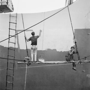 Carénage du navire. Canaries 1964 © Nicolás Muller