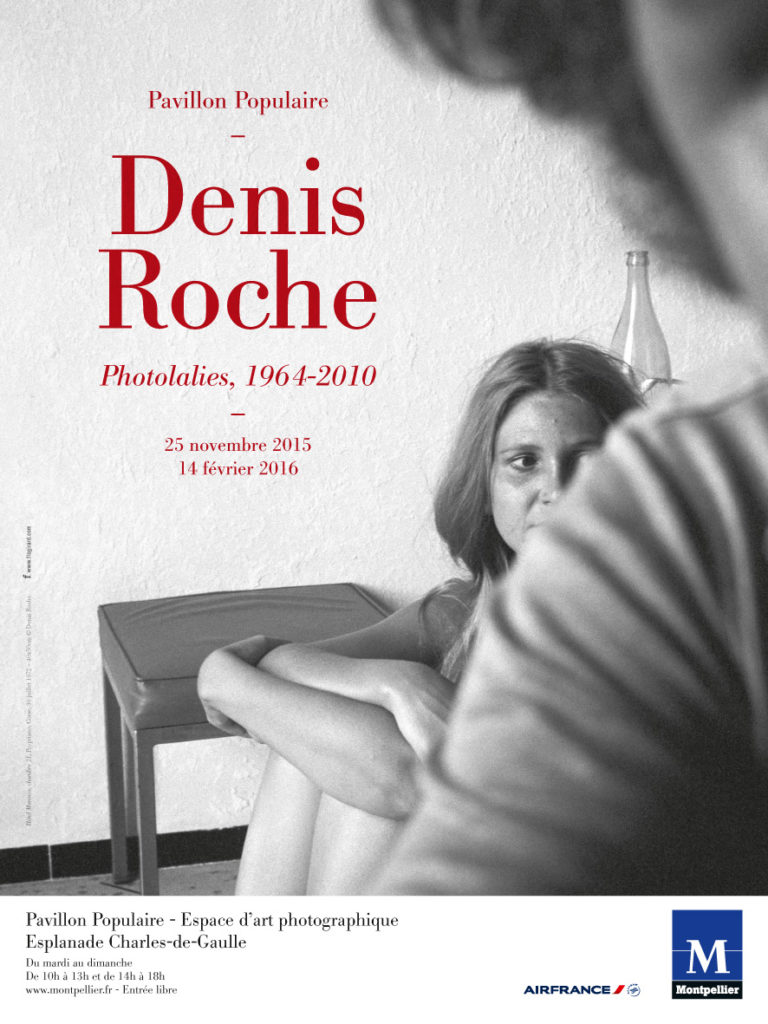 Affiche Denis Roche. Photolalies Montpellier