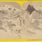 Studio Tairraz, Chamonix, L’ascension au Mont-Blanc, vue stéréoscopique 9 x 18, fonds Gabriel Loppé, © Annecy, Musée-Château