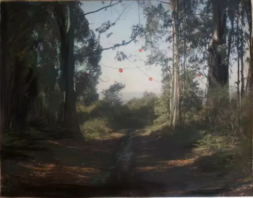 Lampions dans la forêt, 2022, Portugal © Lara Gasparotto